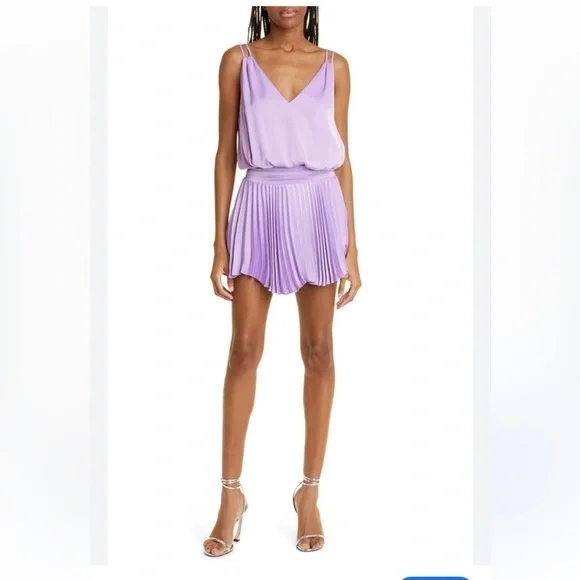 Ramy Brook Aleesia Pleated Dress NWT - Picture 2 of 4